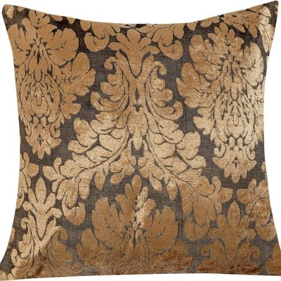 Almofada Decorativa Madri Com Refil 45cm X 45cm 100% Poliéster - Caramelo