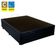 Cama Box Baú Casal Sintético Mega Cama Preto 138x188x45cm