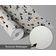 Papel de Parede Autoadesivo Floral Artístico, Vinílico Impermeável, Cinza, Removível, Ideal para Inquilinos, Quarto, Sala e Jantar - S4sassy 63,5 cm (L) × 914,4 cm (C) / Cinza - Vinil Texturizado