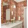 Papel de Parede Autoadesivo Boho, Estampa Floral Paisley, Contato Vinílico Impermeável Rosa, Removível Ideal para Inquilinos - S4Sassy 63,5 cm (L) × 304,8 cm (C) / Rosa - Vinil Texturizado