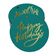 Etiquetas de Papel para Lembrancinhas Boas Festas com Foil para Pendurar - Inkdotpot 100 Etiquetas Metalizadas / Verde - Dourado