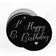 Etiquetas Pendentes de Papel Metalizado Feliz Aniversário para Lembrancinhas - Inkdotpot 50 Etiquetas Metalizadas / Preto - Prata