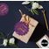 Etiquetas Pendentes em Papel Metalizado 'Deixe o Amor Brilhar' para Lembrancinhas de Casamento - Inkdotpot 50 Etiquetas Metalizadas / Roxo - Prata