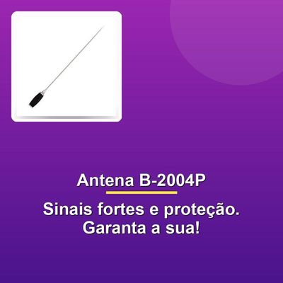 Antena Móvel B-2004p Pop 1-4 Onda Px Base Poliuretano