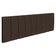 Kit Cabeceira Painel E Calçadeira Recamier Baú Casal 1,40m Holanda Suede - Pallazio Cor Marrom