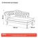 Divã Recamier Chaise Longue Lavínia 150cm Capitonê Pés De Madeira Suede Bege Claro - Desk Design