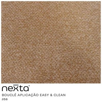 Kit 02 Poltronas Luna Base Madeira Poliéster Bouclé Terracota - Nexta Casa