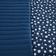 Kit Cobre Leito Colcha Polly King 3 Peças Malha 100% Algodão Estampa Bolinhas - Azul Marinho