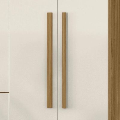 Guarda Roupa Casal 216cm 6 Portas Alabama Freijó-off Z17 - Mpozenato