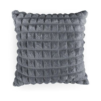 Kit 02 Capas De Almofadas Willow 45cm X 45cm 100% Poliéster - Gris