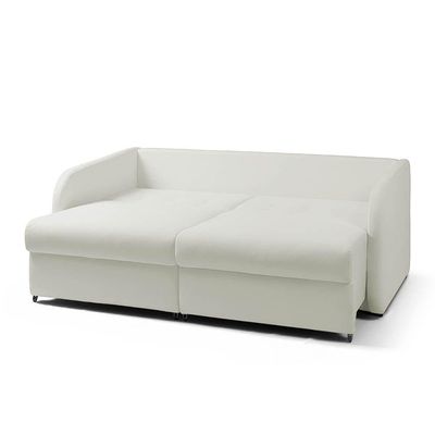 Sofá Retrátil Reclinável 4 Lugares 236cm Amsterdã Suede K01 - D'rossi Bege
