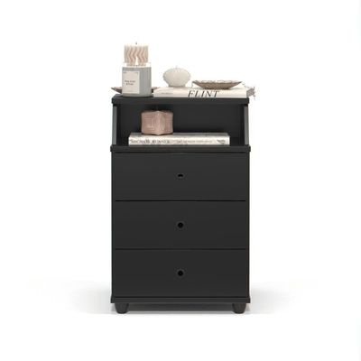 Mesa De Cabeceira Lux Preto