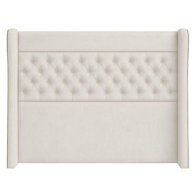 Cabeceira Casal Queen 160 Cm Savana Corano Marrom/linho Cru - Nexta Casa