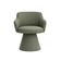 Cadeira De Mesa De Jantar Jade Base Cone Linho Verde - Nexta Casa