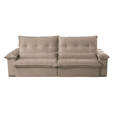 Sofá Vega 02 Módulos De 100cm Br 25cm Meu Sofá Online A226 Linho Bege