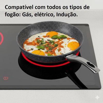 Frigideira Carbonstone N20 Antiaderente Aço Inox N20 para Uso Diário na Cozinha