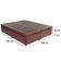 Cama Box Baú Queen Bipartido Sintético Mega Cama Marrom 158x198x45cm