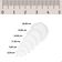 Kit 6 Tampas Silicone Universal Pote Panela Forma Reutilizável Elástico