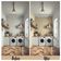 Papel de Parede Folha Moderna Laranja, Vinil Autoadesivo, Revestimento Decorativo Fácil DIY para Quarto, Armários e Salas - S4Sassy 63,5 cm (L) × 304,8 cm (C) / Laranja - Vinil Texturizado