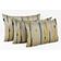 Capa de Almofada Amarela Estampada Luxuosa, Capa Decorativa para Almofada e Travesseiro - Vargottam 30,48 Cm × 60,96 Cm – Retangular / Amarelo