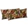 Capa de Almofada Lombar Retangular em Poliéster para Uso Interno/Externo, à Prova d'água, para Móveis de Jardim - Vargottam 30,48 Cm × 60,96 Cm / Laranja