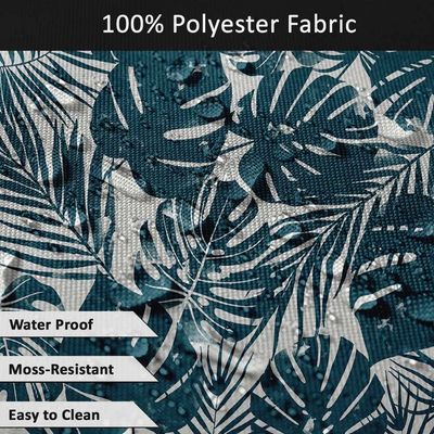 Toalha de Mesa Impermeável Interna/Externa para Pátio - Capa Primavera/Verão para Mesa de Quintal/Churrasco/Piquenique - Vargottam 147,32 Cm × 304,8 Cm – Com Furo Para Guarda-Sol / Verde