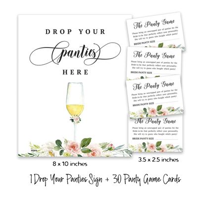 50 Cartões de Jogo Florais para Chá de Noiva e Despedida de Solteira, Quadrados, em Branco, para Preencher, Atacado - Inkdotpot 8,89 Cm × 6,35 Cm / Branco - Jogos de Festa