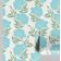 Papel de Parede Autoadesivo Azul Floral com Folhagem, Vinil Impermeável Removível, Para Quarto e Sala de Jantar - S4sassy 63,5 cm (L) × 914,4 cm (C) / Azul - Vinil Liso