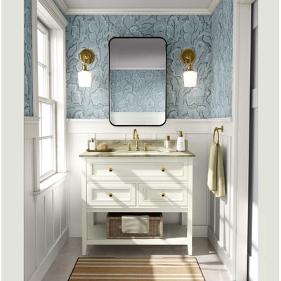 Papel de Parede Vinílico Autoadesivo, Folhagem Abstrata Urbana Azul, Impermeável e Removível para Quartos e Sala - S4Sassy 63,5 cm (L) × 152,4 cm (C) / Azul - Vinil Liso