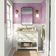 Papel de Parede Floral Bege Autocolante Removível, Mural Instantâneo Rosa para Quarto, Banheiro, Lavanderia, Interior do Closet - S4Sassy 63,5 cm (L) × 152,4 cm (C) / Rosa - Vinil Texturizado