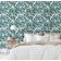 Papel de Parede Autoadesivo Folhas em Aquarela, Contact Vinil Impermeável Verde, Removível para Locatários, Quarto/Sala de Jantar - S4Sassy 63,5 cm (L) × 304,8 cm (C) / Verde - Vinil Liso