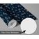 Papel de Parede Autoadesivo Removível Floral Petite Midnight Azul Mural Instantâneo para Quarto Banheiro Lavanderia Closet - S4Sassy 63,5 cm (L) × 152,4 cm (C) / Azul - Vinil Liso
