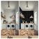 Papel de Parede Autoadesivo Removível Floral Petite Midnight Azul Mural Instantâneo para Quarto Banheiro Lavanderia Closet - S4Sassy 63,5 cm (L) × 152,4 cm (C) / Azul - Vinil Liso