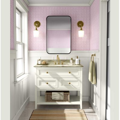 Papel Vinílico Autoadesivo Chic Urbano Mini Corações À Prova d'Água Rosa Removível Para Quartos, Sala e Espaços de Locatários - S4Sassy 63,5 cm (L) × 609,6 cm (C) / Rosa - Vinil Texturizado