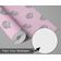 Papel de Parede Vinílico Autoadesivo Instantâneo Removível Buta Paisley - Mural Asiático para Banheiro, Lavanderia e Closet Rosa - S4Sassy 63,5 cm (L) × 914,4 cm (C) / Rosa - Vinil Texturizado