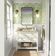 Papel de Parede Folha Gota Verde - Botânico Monocromático, Vinil Autoadesivo, Decoração DIY Fácil para Quarto e Sala - S4Sassy 63,5 cm (L) × 914,4 cm (C) / Verde - Vinil Texturizado