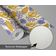 Papel de Parede Vinílico Autoadesivo Removível - Algas e Conchas Marinhas Amarelas, Mural para Banheiro e Lavanderia - S4Sassy 63,5 cm (L) × 152,4 cm (C) / Amarelo - Vinil Texturizado