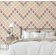 Papel de Parede Vinílico Autoadesivo Estampa Geométrica Retrô em Losango, Impermeável, Removível, Laranja para Quartos e Salas - S4Sassy 63,5 cm (L) × 152,4 cm (C) / Laranja - Vinil Liso