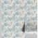 Papel Contact Vinílico Autoadesivo Removível Estilo Natureza, Impermeável, Estampa Esboço de Rosa para Paredes, Armários e Cômoda - S4sassy 63,5 cm (L) × 152,4 cm (C) / Azul - Vinil Liso