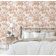 Papel Contact Vinílico Removível e Impermeável, Estampa Vintage de Vinha Inspirada na Natureza para Paredes, Armários, Cômoda - S4Sassy 63,5 cm (L) × 914,4 cm (C) / Marrom - Vinil Texturizado