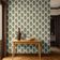 Papel de Parede Étnico Folha Paisley Verde, Estilo Asiático, Vinílico Autoadesivo, Fácil DIY para Quarto e Sala - S4Sassy 63,5 cm (L) × 914,4 cm (C) / Verde - Vinil Liso