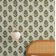 Papel de Parede Étnico Folha Paisley Verde, Estilo Asiático, Vinílico Autoadesivo, Fácil DIY para Quarto e Sala - S4Sassy 63,5 cm (L) × 914,4 cm (C) / Verde - Vinil Liso