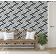 Papel de Parede Autoadesivo Estampa Labirinto Zigzag, Cinza, Vinil Removível DIY, Papel Contact para Parede de Entrada - S4sassy 63,5 cm (L) × 609,6 cm (C) / Cinza - Vinil Texturizado