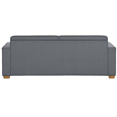 Sofá Living Com 3 Lugares 2.00M Linho Corriente Cinza