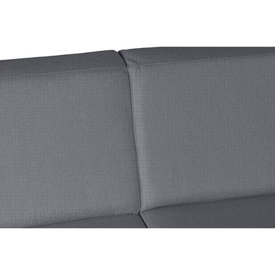 Sofá Living Com 3 Lugares 2.00M Linho Corriente Cinza