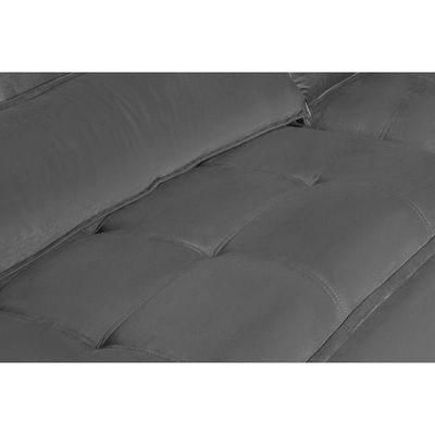 Sofá Modular 5 Lugares 2.50M Retrátil E Reclinável Cinza