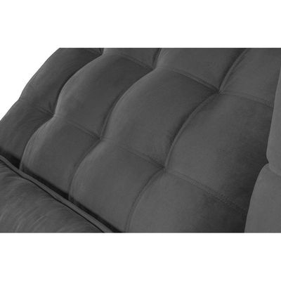 Sofá Modular 5 Lugares 2.50M Retrátil E Reclinável Cinza