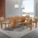 Mesa Portugal Tampo Laminado Barril 6 Cadeiras Nala Moderna Turim/imbuia Nat/cinam. Imbuia