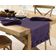 Caminho de Mesa Lavável em Slub de Algodão Roxo para Mesa de Jantar, Decoração para Casa - Vargottam 35,56 Cm (L) × 182,88 Cm (C) / Roxo