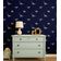 Papel de Parede Estampado de Dinossauro Azul, Vinil Autoadesivo Liso, Fácil Faça-Você-Mesmo para Quarto Infantil e Sala de Brincar - S4Sassy 63,5 cm (L) × 152,4 cm (C) / Azul - Vinil Texturizado